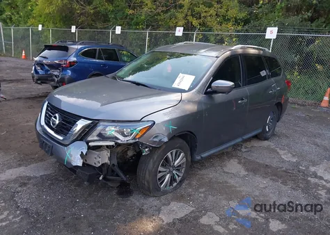 2019 Nissan Pathfinder Sl из США, поврежденный, VIN 5N1DR2MM1KC643745